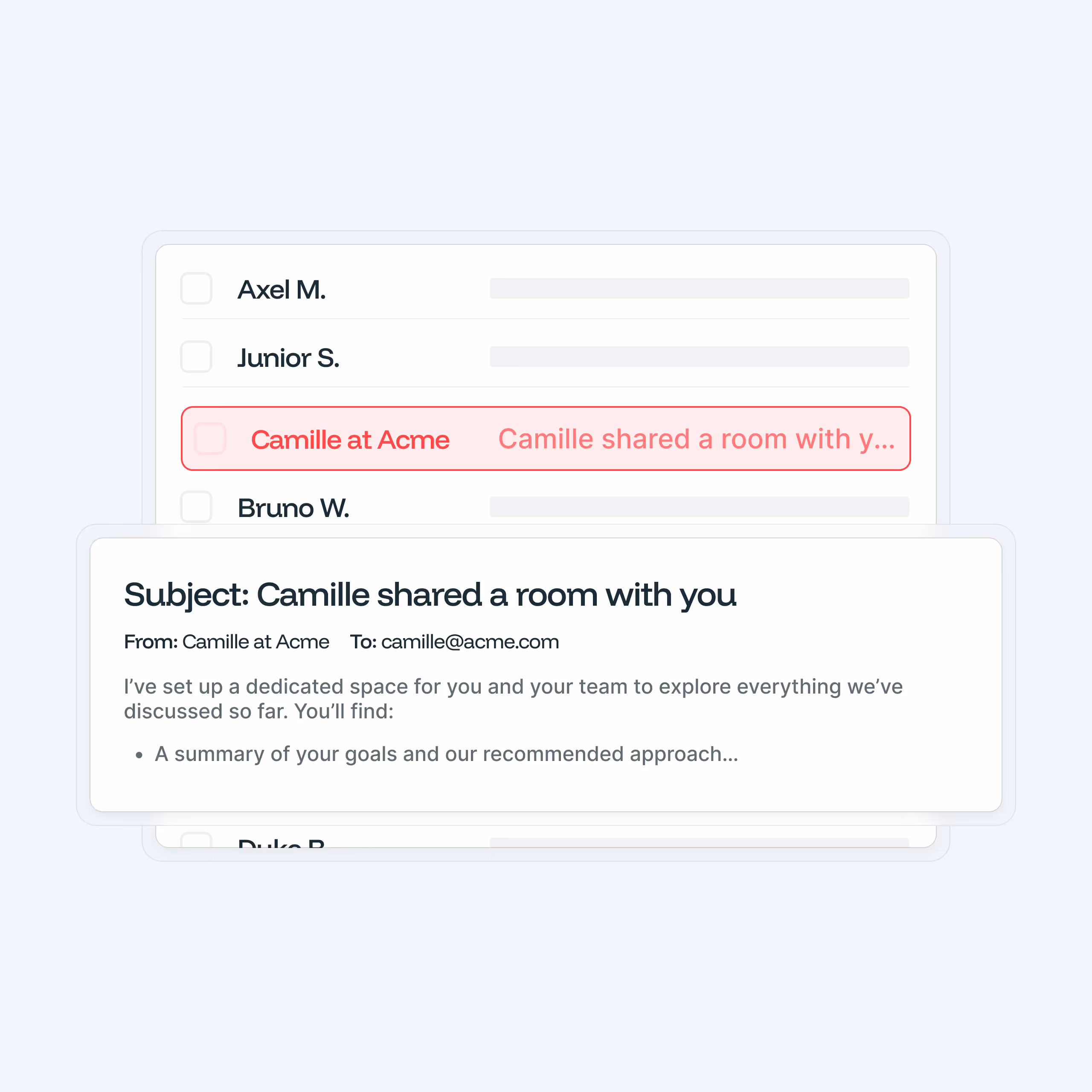Stand out in your prospects’ inbox.