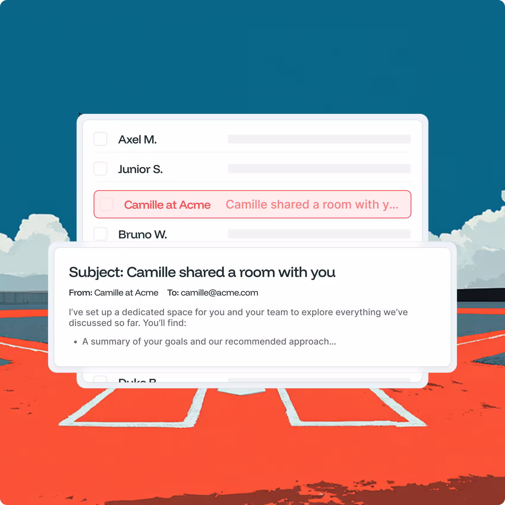Intégration e-mail et agenda